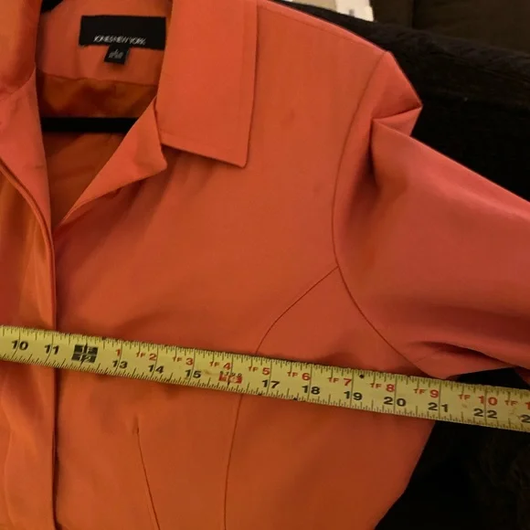 Jones New York Coral Trench Coat - Picture 13 of 13